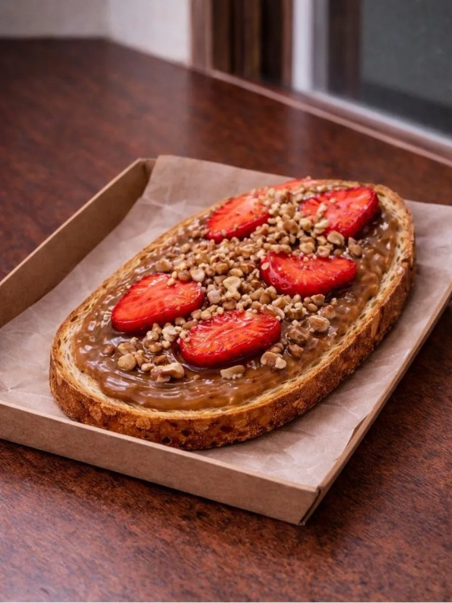 Pan tostado de cajeta