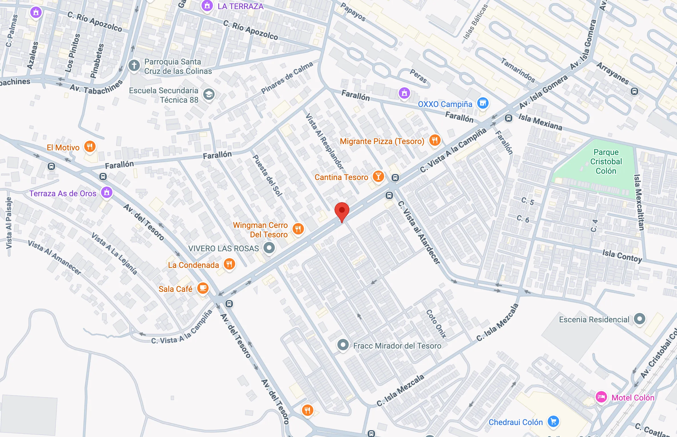 Ubicación de De Paso, Mi Café en el mapa